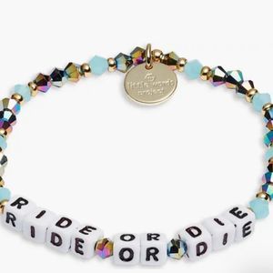 Little Words Project Ride Or Die Stretch Beaded Bracelet